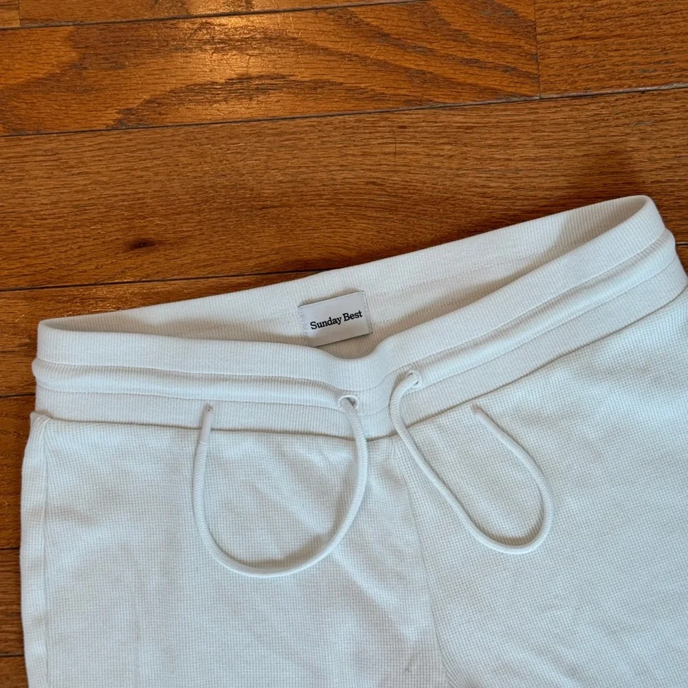 Sunday Best White Track Pants & Joggers - Picture 5 of 6